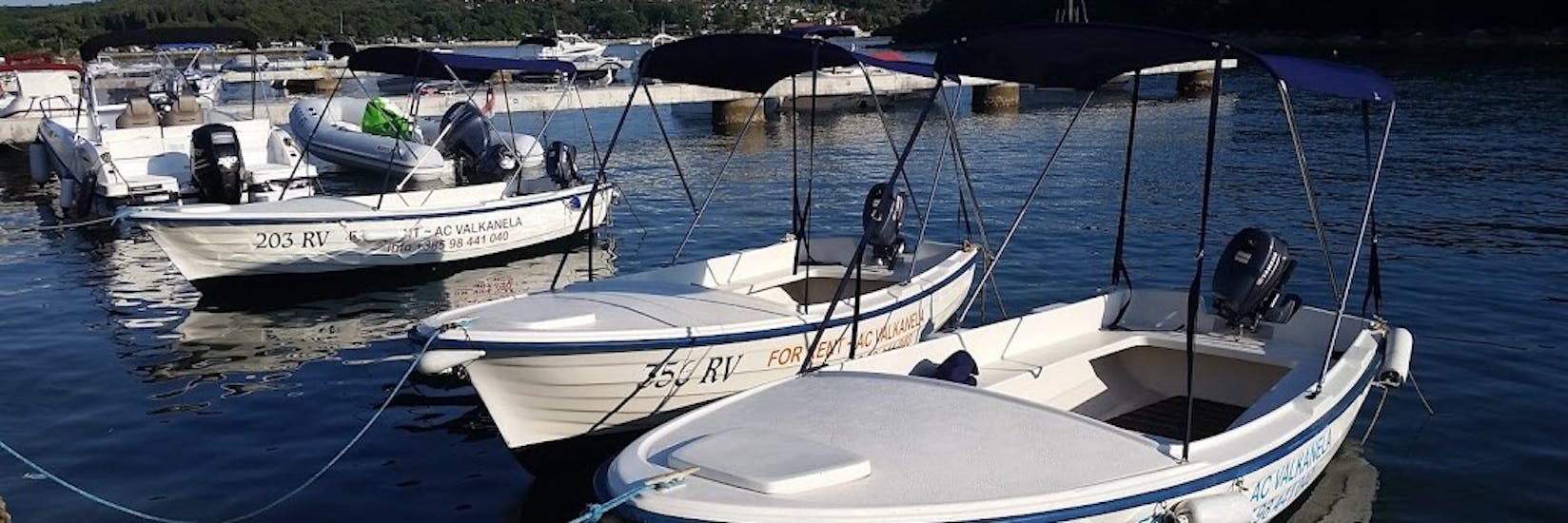 Picture of the boat from Vrsar boat rental (up to 6 people) with Lux Rent A Boat & Jet Ski Vrsar.