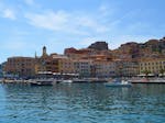 Foto des Hafens, wo Ihr vom RIB Bootsverleih in Porto Santo Stefano (bis 3 Personen) mit Porto Santo Stefano profitieren könnt.