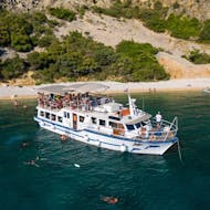 Our comfortable boat is what you you need for a Boat Trip from Punat to Plavnik Island with More Tours Punat.