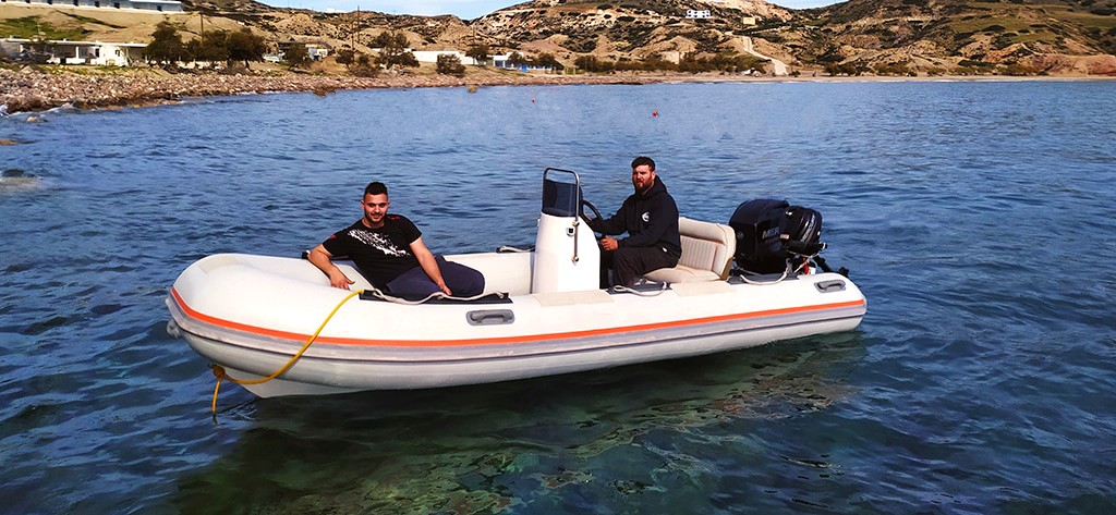 Private RIB Boat Trip from Agia Kiriaki to Kleftiko from Indigo Yacht Milos.