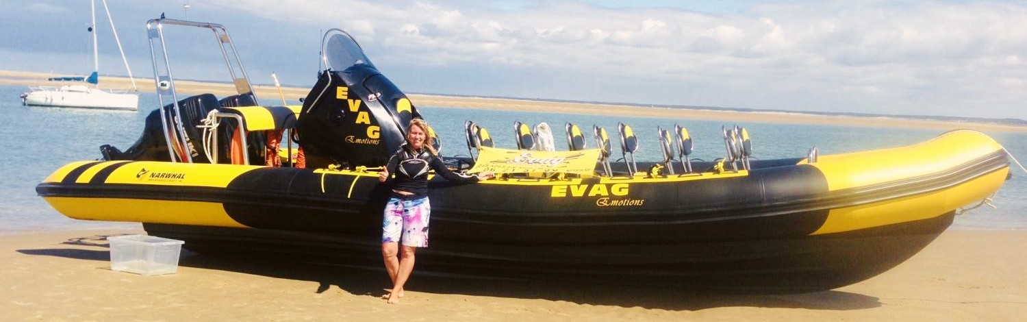 Boot während der RIB Bootstour zum Archipel von Frioul ab Marseille mit Schwimmen mit EVAG Émotions Marseille.