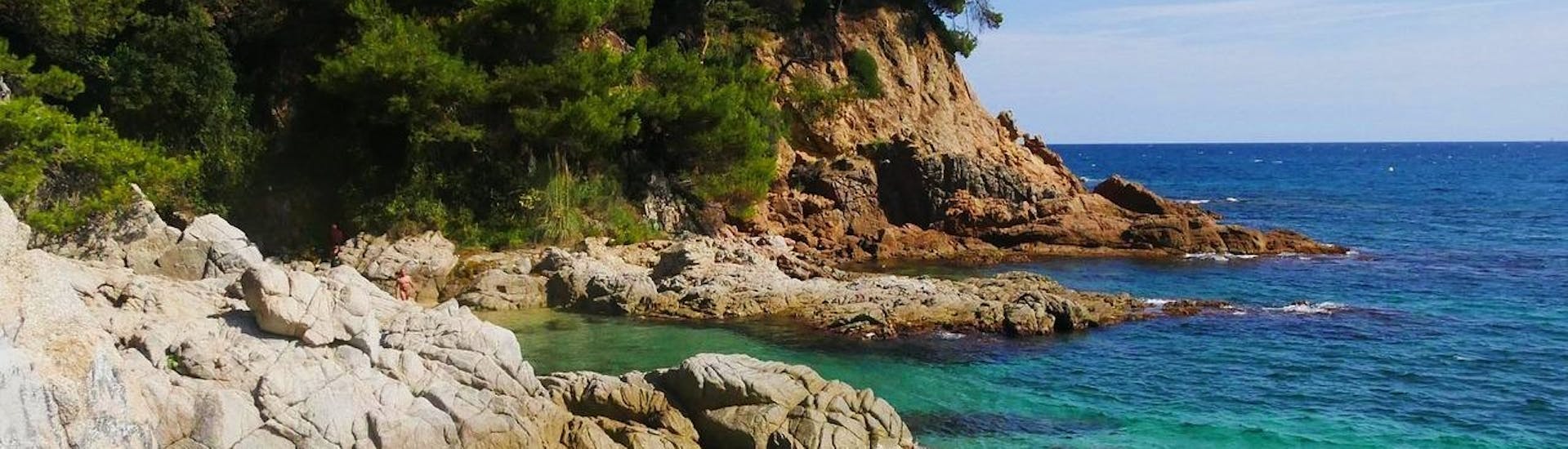 View of the coast during a Jet Ski Safari along the Montgrí and Begur Coasts to Medes Islands with Lassdive.