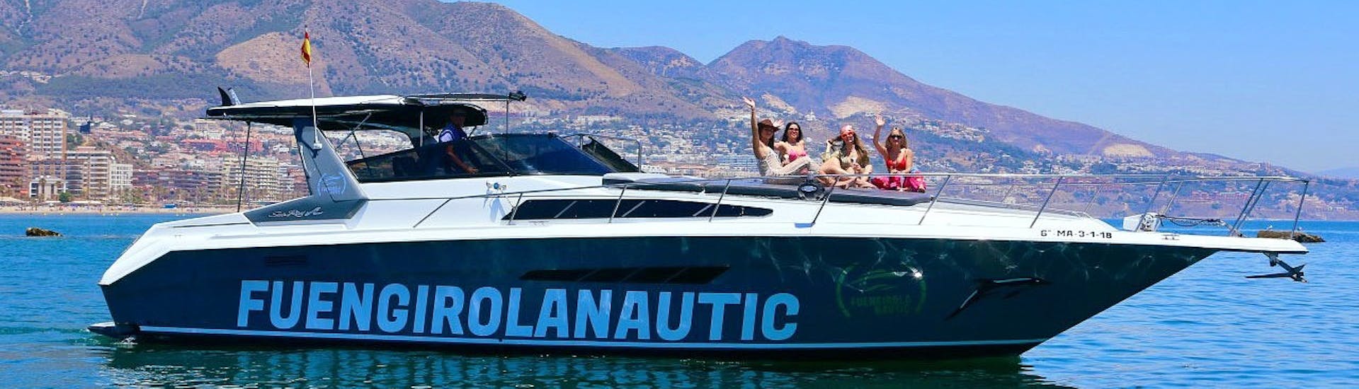Picture of our boat during a Yacht Rental in Fuengirola (up to 12 people) with Fuengirolanautic.