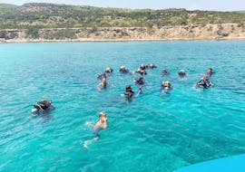People during the Snorkeling Trip to Akamas National Park & Blue Lagoon with Cydive Paphos.