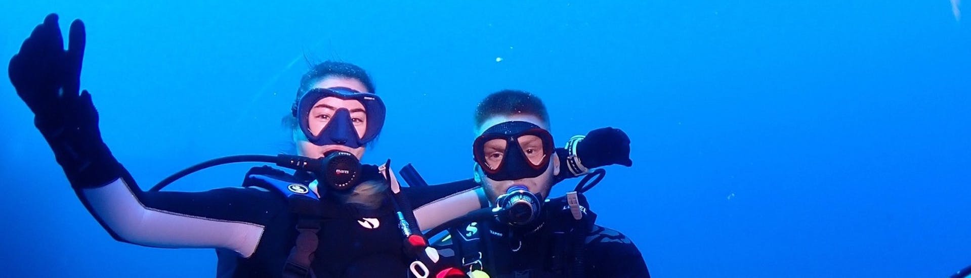 People are doing Guided Dives in Paphos for Certified Divers with Cydive Paphos.