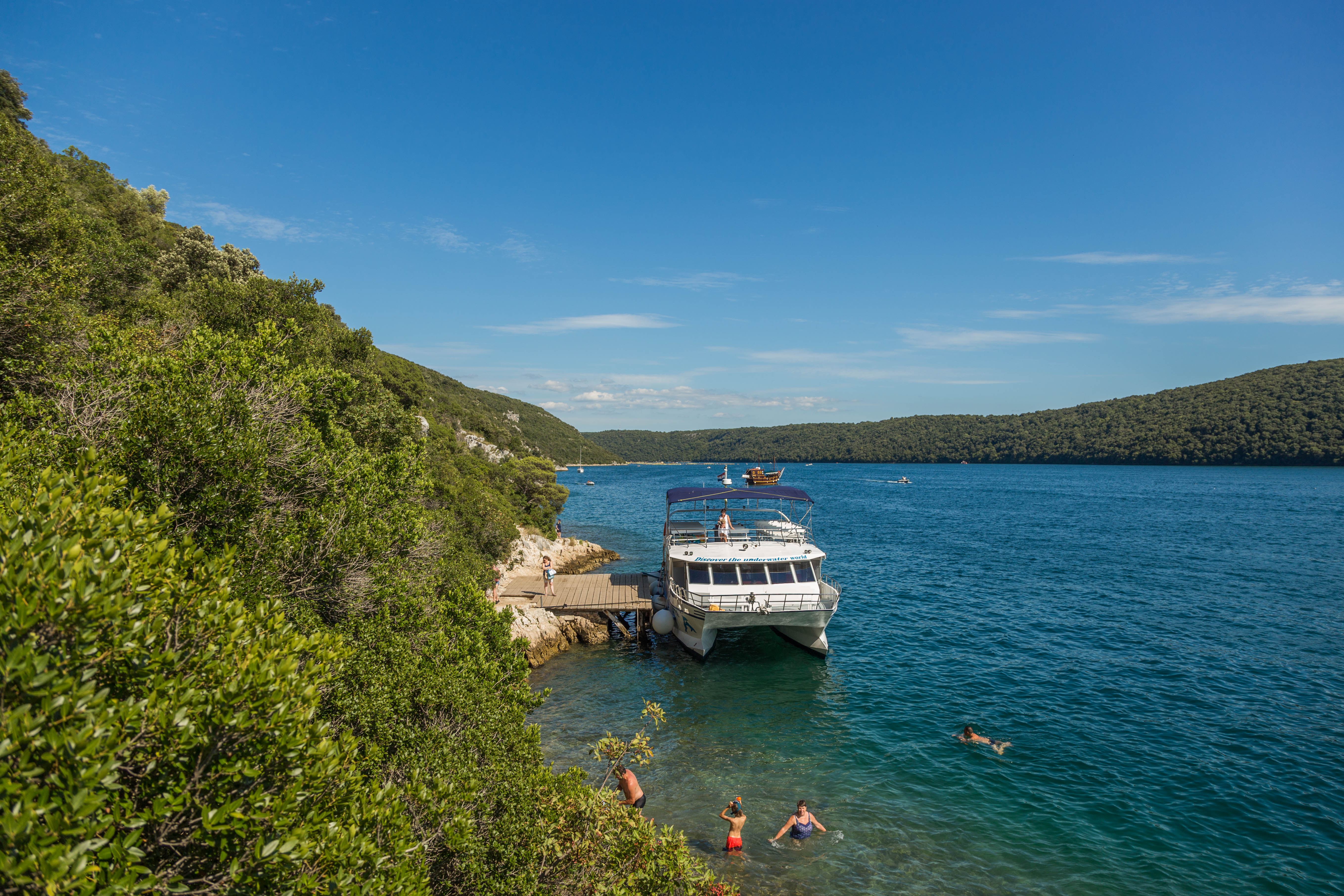 Half Day Catamaran Trip to Vrsar and Lim Fjord with Rovinj Excursions.