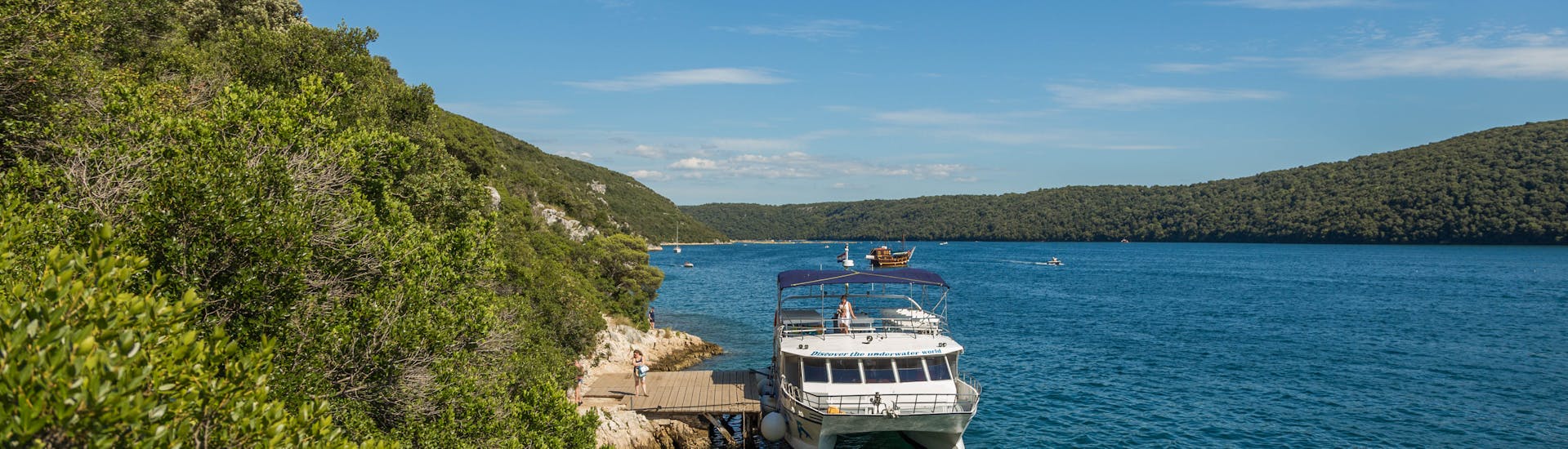 Paseo de medio día en catamarán a Vrsar y el fiordo de Lim con Rovinj Excursions.