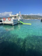 Balade en bateau à Piana avec Baignade avec Isula Croisières Corse.