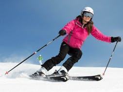 Pista innevata dove si tengono le Lezioni private di sci per adulti per tutti i livelli (dai 15 anni) con Scuola Italiana Sci Folgaria-Serrada.
