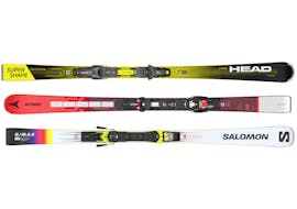 Example of skis available at the Ski Rental for Adults with ski rental shop Intersport Port del Comte.