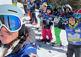 Clases de esquí para niños a partir de 4 años para avanzados con Scuola di Sci Marilleva.