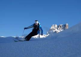 Clases de esquí privadas para adultos para todos los niveles con Scuola Sci Antelao San Vito di Cadore.