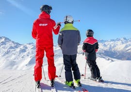 Private Ski Lessons for Kids of All Levels from Ski School ESF La Tania.