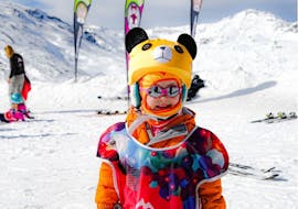 A toddler during the Kids Ski Lessons "Baby Ski" (2-3 y.) with Prosneige Val Thorens & Les Menuires.