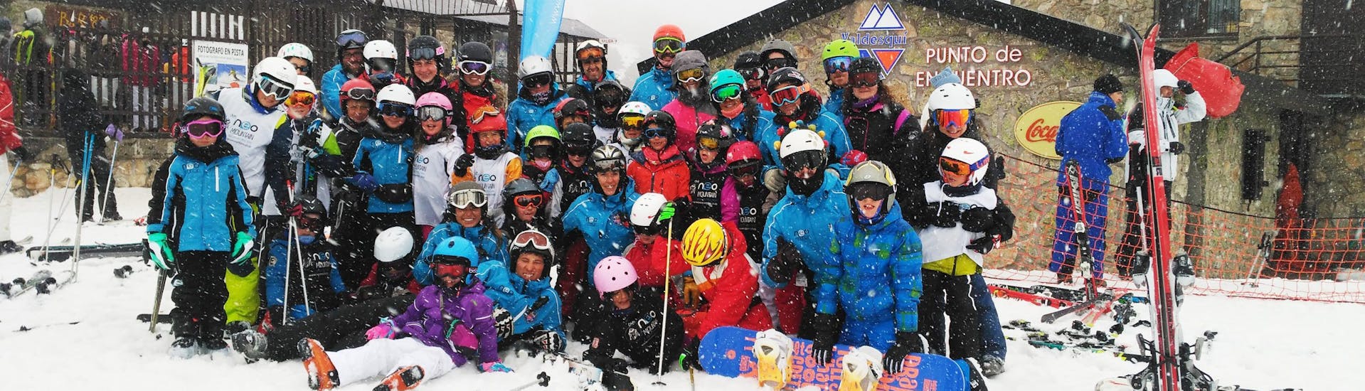 Skilessen voor kinderen vanaf 15 jaar - beginners.