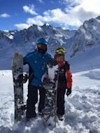Privé snowboardlessen vanaf 3 jaar voor alle niveaus met NeoMountain Club Valdesquí.