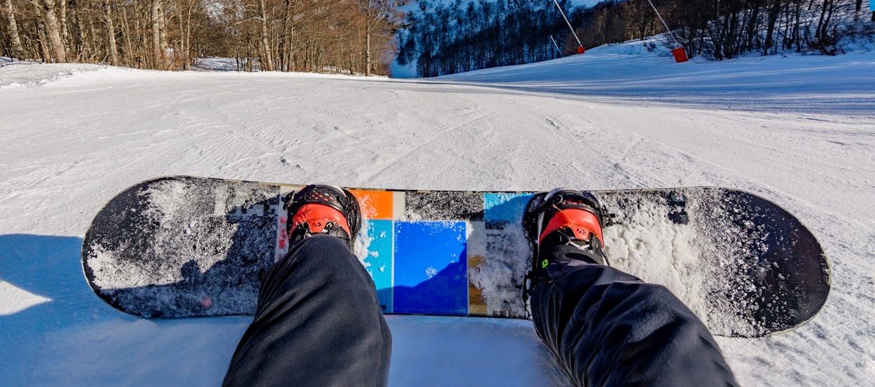 Privé snowboardlessen vanaf 4 jaar voor alle niveaus.