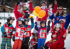 Kinder-Skikurs (3-13 J.) für Anfänger und Leicht Fortgeschritten - Halbtags mit Skischule Kitzbühel Rote Teufel.