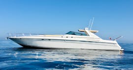 Foto dello yach di lusso che utilizzerete nel Noleggio barca di lusso a Marbella con skipper (fino a 11 persone) con Boat2Go Puerto Banus.