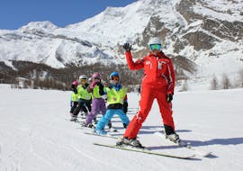 Skilessen voor kinderen vanaf 4 jaar - beginners met Swiss Ski School Saas-Fee