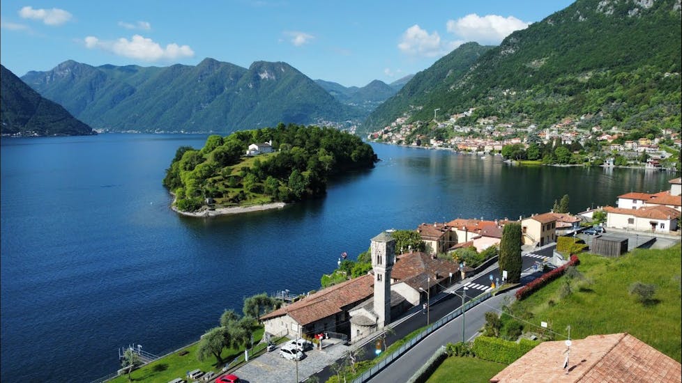 Boat Trip around Lake Como from Como to Isola Comacina.