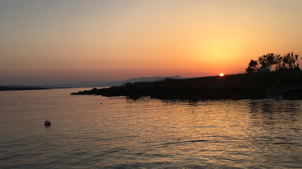 The island where you will go during the Boat Trip from Chania to Lazaretta at Sunset with Manos Cruises Chania.