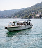 Foto van de boot die gebruikt wordt tijdens de Boottransfer van Baveno naar Isola Bella en Isola dei Pescatori met Summer Boats Baveno.