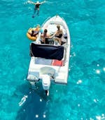 Privé boottocht van Ouranoupoli naar Ammouliani  & zwemmen met Poseidon Water Sports Ouranoupoli.