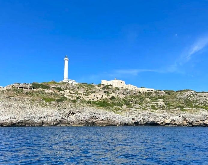 View from the boat during the Private Sailing Trip from Santa Maria di Leuca with Lunch.