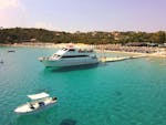 Bootstour nach Ammouliani, Vourvourou & Blaue Lagune mit BBQ mit Eirinikos Glassbottom Cruises Halkidiki.