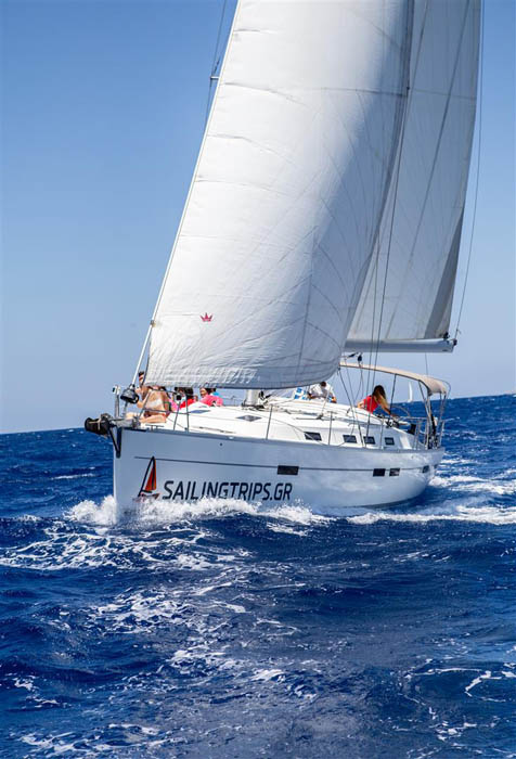 Sailing Trip to Dia Island Bay with Lunch from Sailingtrips.gr Heraklion.