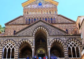 View of the Amalfi Cathedral during the Private Van Trip from Sorrento along the Amalfi Coast with Tours & More Italia.
