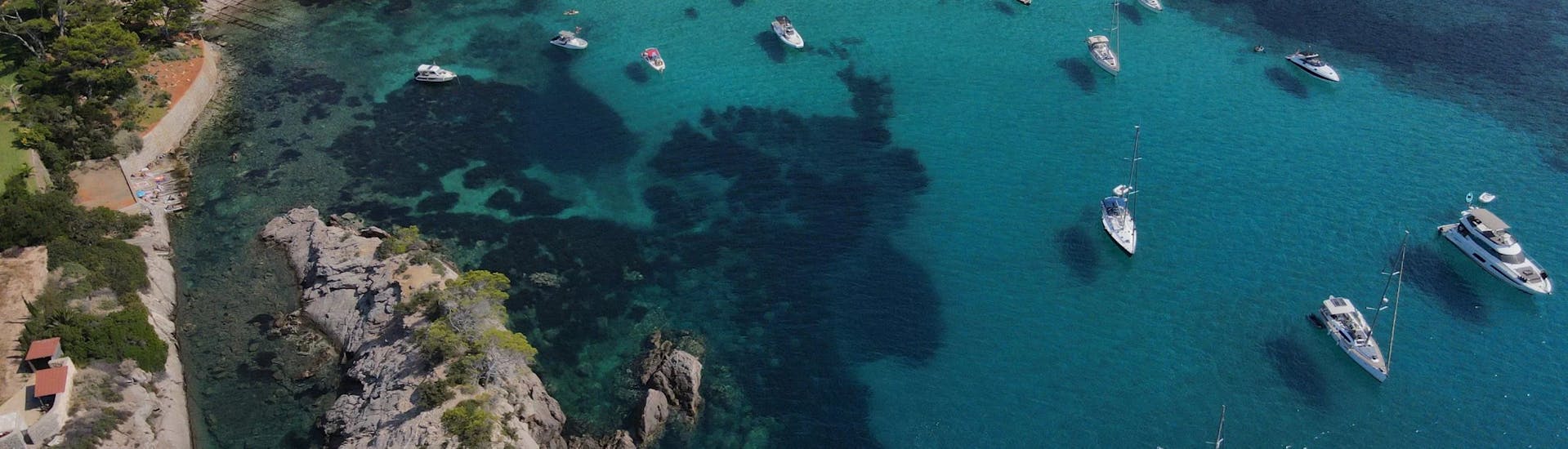 Bootsverleih in Santa Eulària, Ibiza (bis zu 8 Personen).