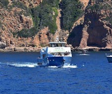 Bootstour von Porticcio - Îles Sanguinaires  & Schwimmen mit Nave Va Promenades en Mer Corse.