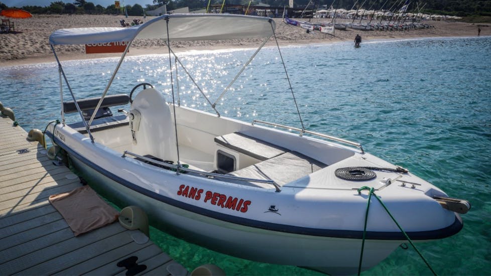 Bootsverleih in Cargèse (bis zu 4 Personen) ohne Führerschein.
