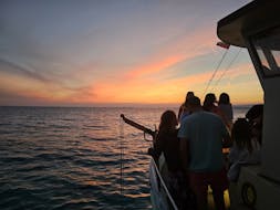 Bootstour bei Sonnenuntergang zur Insel Vardiani mit traditionell griechischem Abendessen & Schnorcheln mit Dreamy Cruises Kefalonia.
