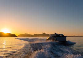 Boot verwendet während Bootstour bei Sonnenuntergang ab Dubrovnik mit Marinero Dubrovnik.