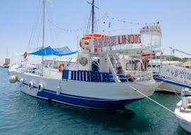 Paseo en barco de Rodas (ciudad) a Dodecaneso  & baño en el mar con Rhodes Sea Cruises.