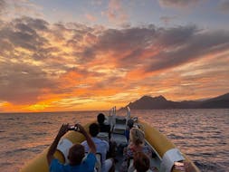 Bootstour von Porto (Korsika) - Calanques de Piana mit Schwimmen & Sonnenuntergang mit Corse Émotion.