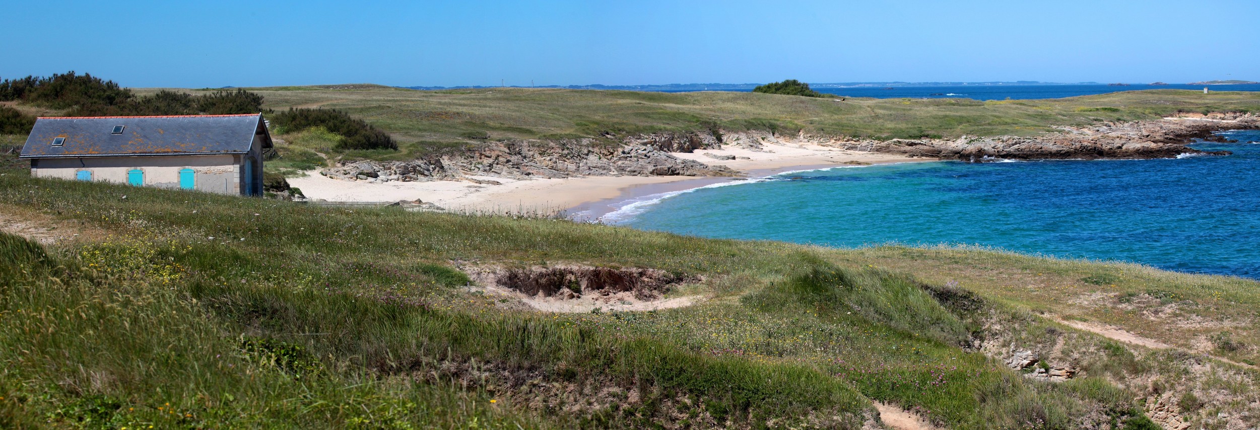 Excursion en bateau aux îles d'Houat & Hœdic avec escales.