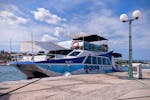 Le bateau utilisé pour l'Excursion en catamaran à fond de verre de Malinska & Njivice à Beli sur l'île de Cres avec Aquavision Aquarius Malinska.
