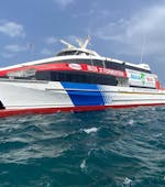 Boot von Aquabus Ferry Boats Ibiza für die Fähre von Ibiza Stadt nach Formentera.
