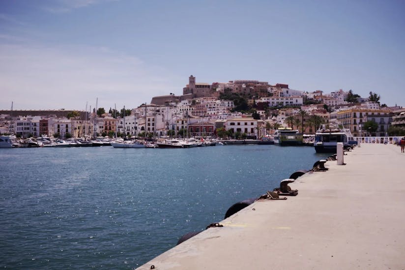 Port of Ibiza Town, from where you start your Ferry from Ibiza Town to Formentera with Aquabus Ferry Boats Ibiza.