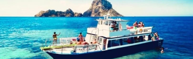 Balade en bateau Platja Es Pinet - Platja Es Pinet  & Baignade avec Excursiones Ibiza.