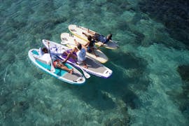 Stand Up Paddle verhuur in Es Pujols vanaf 6 jaar met Wet4fun Formentera.