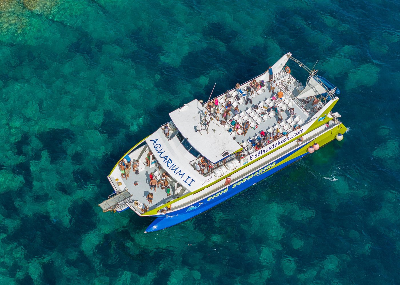 Catamaran Trip with Submarine vision to l'Estartit & Medes Islands.