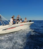 One of the boats of a boat rental in Alicante (up to 7 people) with licence from Samba Boats Alicante with Samba Boats Alicante.