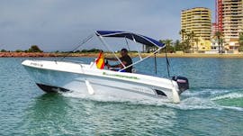 One of the boats for rent in La Pobla de Farnals, Valencia (up to 5 people) without Licence with Low Cost Charter Pobla de Farnals.