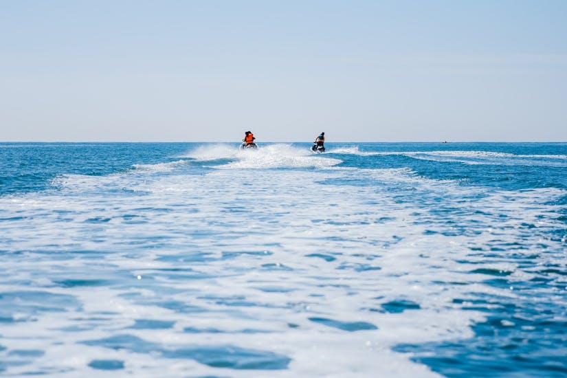 The sea during a Jet Ski Safari in Valencia from La Pobla de Farnals with Low Cost Charter Pobla de Farnals