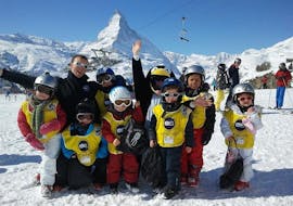 Kids Ski Lessons &quot;Penguins&quot; (3-5 y.) for All Levels with Ski School European Snowsport Zermatt